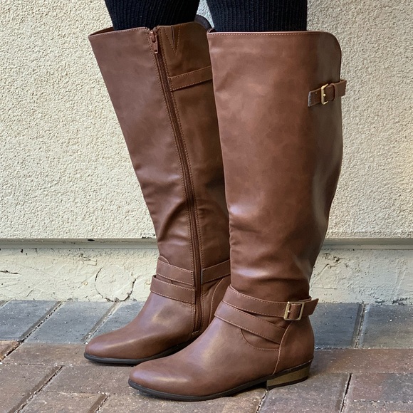 macy's riding boots wide calf